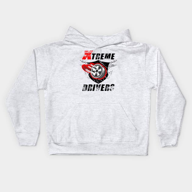 Xtreme Drivers Kids Hoodie by Hydra